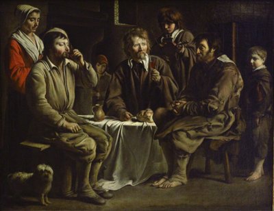 Comida de campesinos de Antoine Le Nain